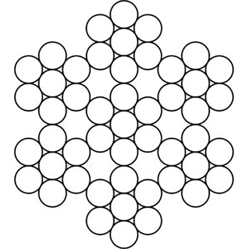 Канат д. 9,9мм, 6x7-WSC (1-6), м.гр. 1770, без покриття U, праве хрестове sZ